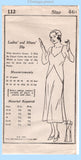 Own Name 112: 1930s Rare Uncut Plus Size Slip 46 Bust Vintage Sewing Pattern