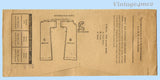 Pictorial Review 3006: 1920s Sweet Girls Nightgown Size 6 Vintage Sewing Pattern