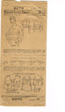 Pictorial Review 8279: 1920s Rare Misses Tucked Blouse 36 B Vintage Sewing Pattern