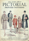 1920s Pictorial Review August 1928 Fashion Flyer Sewing Pattern Catalog 12 pgs Instant Download (Copy)