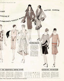 1920s Pictorial Review January 1928 Fashion Flyer Sewing Pattern Catalog 12 pgs Instant Download