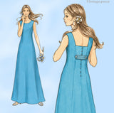 1970s Vintage Polynesian Sewing Pattern 217 Misses Onaona Dress or Gown Sz 38 B