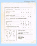 1970s Vintage Polynesian Sewing Pattern 217 Misses Onaona Dress or Gown Sz 38 B