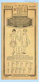 Pictorial Review 2712: 1920s Embroidered Girls Party Dress Sz 7 Vintage Sewing Pattern