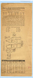1920s Vintage Pictorial Review Sewing Pattern 3916 Uncut Misses Wrap Apron & Cap 36B