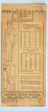 Pictorial Review Pattern 3916 Envelope Front