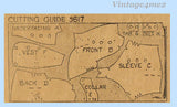 1910s Vintage Pictorial Review Sewing Pattern 5617 Rare Misses Coatee Jacket Sz 34 B