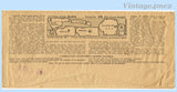 Pictorial Review 8192: 1910s Rare Misses Blouse Sz 34 B Vintage Sewing Pattern