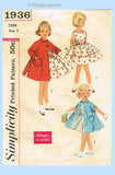 Simplicity Pattern 1936 Envelope Front