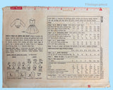 Simplicity 3134: 1950s Toddler Girls Jumper & Jacket Vintage Sewing Pattern