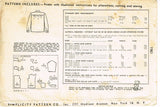 1940s Vintage Simplicity Sewing Pattern 1961 Post WWII Men's Sports Shirt