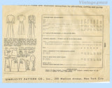 Simplicity 4498: 1940s WWII Misses Wrap Dress or Robe 32B Vintage Sewing Pattern