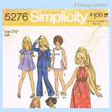 1960s VTG Simplicity Sewing Pattern 5276 Uncut 17in Teen Fashion Doll Clothes