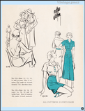New York 238: 1930s Uncut Petite Misses Sun Dress 29 B Vintage Sewing Pattern