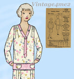 1920s Vintage Simplicity Sewing Pattern 113 Sweet Little Girls Flapper Dress Size 14