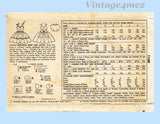1950s Vintage Simplicity Sewing Pattern 1149 Sweet Toddler Girls Sun Dress Size 5
