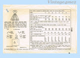 Simplicity 1159: 1950s Simple Misses Summer Dress Sz 32 B Vintage Sewing Pattern