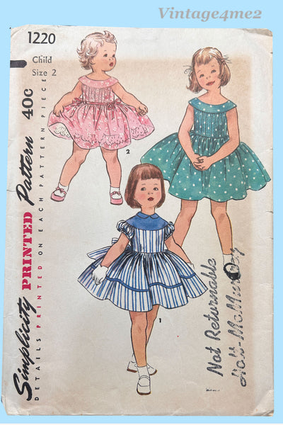 simplicity vintage dress patterns S9464 S1459