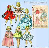 1950s Vintage Simplicity Sewing Pattern 1336 Cute 25in Sweet Sue Doll Clothes