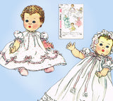 1950s Vintage Simplicity Sewing Pattern 1406- 16 Inch Tiny Tears Doll Clothes