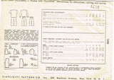 Simplicity 1458: 1940s Sweet Toddler Pajamas Size 2 Vintage Sewing Pattern WWII