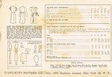 1940s Vintage Simplicity Sewing Pattern 1517 WWII Misses Dinner Dress Sz 30 Bust