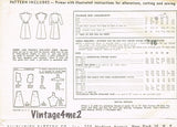 1940s Vintage Simplicity Sewing Pattern 1541 Misses Day Dress Size 30 Bust