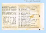1950s Original Vintage Simplicity Pattern 1809 Cute 8 Inch Ginny Doll Clothes