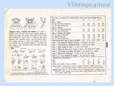 Simplicity 1896: 1950s Cute Baby Girls Dress & Pinafore Sz1 Vintage Sewing Pattern