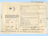 1940s Vintage Simplicity Pattern 1944 Baby Girls WWII Sun Suit & Bonnet Sz 1