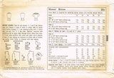 Simplicity 2005: 1950s Stunning Misses Tucked Blouse 32 B Vintage Sewing Pattern