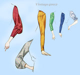 Simplicity 2149: 1930s Rare and Stunning Sleeve Set Sz 40 B Vintage Sewing Pattern