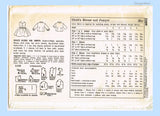 Simplicity 2209: 1950s Girls Easy Jumper Dress Sz6 Vintage Sewing Pattern