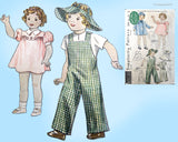 Simplicity 2240: 1930s Rare 24in Film Star Doll Clothes Vintage Sewing Pattern