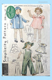 Simplicity 2240: 1930s Rare 24in Film Star Doll Clothes Vintage Sewing Pattern