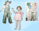 Simplicity 2240: 1930s Rare 24in Film Star Doll Clothes Vintage Sewing Pattern
