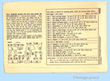 \1950s Vintage Simplicity Sewing Pattern 2254 10.5 Inch High Heel Doll Clothes ORIG