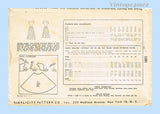 Simplicity 2283: 1940s Beautiful Uncut Misses Gown Sz 30B Vintage Sewing Pattern