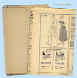 Simplicity 2283: 1940s Beautiful Uncut Misses Gown Sz 30B Vintage Sewing Pattern