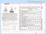 1950s Vintage Simplicity Sewing Pattern 2765 Chic Misses Cocktail Dress Sz 33 B