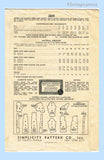 Simplicity 2809: 1930s Misses Afternoon Dress Sz 38 B Vintage Sewing Pattern
