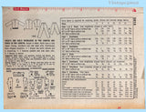 Simplicity 2815: 1950s Little Girls Play Clothes Sz 8 Vintage Sewing Pattern