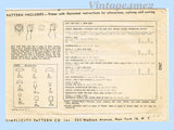 1940s Vintage Simplicity Sewing Pattern 2963 Lovely Misses Hat & Purse Set