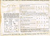 1940s Vintage Simplicity Sewing Pattern 3058 Stunning Afternoon Dress Sz 32 Bust