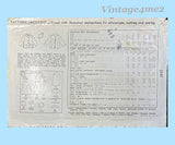 1950s Vintage Simplicity Sewing Pattern 3147 Darling Girls Coat and Beret Size 8