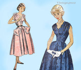 Simplicity 3186: 1950s Uncut Misses Sun Dress 30B Vintage Sewing Pattern