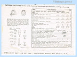 1950s Vintage Simplicity Sewing Pattern 3322 Rare Uncut Misses Hat & Purse Sz MED