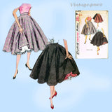1950s Vintage Simplicity Sewing Pattern 3813 Misses Simple Skirt Size 26 W