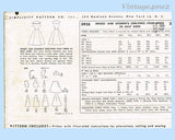 Simplicity 3928: 1950s Uncut Misses Sun Dress Sz 33 Bust Vintage Sewing Pattern
