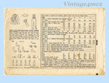 Simplicity 4024: 1950s Uncut Toddler Girls Coat & Hat Sz 6 Vintage Sewing Pattern